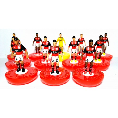 Subbuteo Andrew Table Soccer Flamengo 2020-21 on Classic Hasbro bases